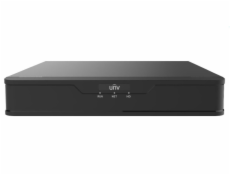 UNV NVR 4 kanály, H.265, 1x HDD, 8Mpix, 4K UHD, 64Mbps, 1x 10/100Mbps, HDMI + VGA, 2.0 USB, audio out, napájení 12V DC