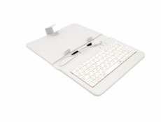 AIREN AiTab Leather Case 1 with USB Keyboard 7  WHITE (CZ/SK/DE/UK/US.. layout)