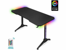 CONNECT IT NEO+ herní stůl s RGB podsvícením, ČERNÝ