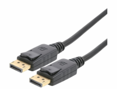 PremiumCord DisplayPort 2.0 přípojný kabel M/M, zlacené konektory, 1m