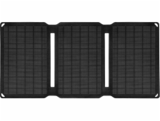 Sandberg Solar Charger 21W 2xUSB, solární nabíječka, černá