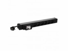 LEGRAND napájecí blok PDU 1U-19  6x230V- kabel 3m + proudový chránič