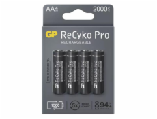 Baterie AA (R6) nabíjecí 1,2V/2000mAh GP Recyko Pro  4ks