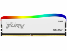 KINGSTON FURY Beast RGB 8GB DDR4 3200MHz / CL16 / DIMM / Bílá