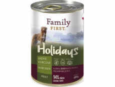 FAMILY FIRST Junior Turkey with carrots - Wet dog food - 400 g