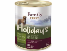 FAMILY FIRST Adult Turkey with parsley - Wet dog food - 400 g