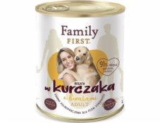 FAMILY FIRST Holidays Adult Turkey kuracie mrkva - Wet dog food - 400 g