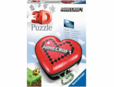 Puzzle 3D 54 elementy Minecraft Serce