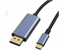 PremiumCord kabel USB-C na DisplayPort DP1.4 8K@60Hz a 4k@120Hz 2m
