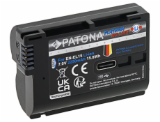 PATONA baterie pro foto Nikon EN-EL15C 2250mAh Li-Ion Platinum USB-C nabíjení