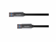 Kabel USB Kruger&Matz USB-A - USB-A 1 m Czarny (KM0337)