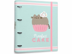 Segregator Pusheen Budget 4-ringowy 26x32cm jasnozielony (67371-uniw)