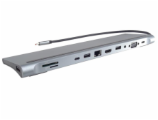 PremiumCord USB-C Full Size MST Dokovací stanice vhodná pod notebook