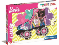 Puzzle 104 elementów Shaped Barbie 