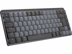 Logitech MX Mechanical Mini pre Mac Minimalist Wireless Illuminated Keyboard - SPACE GREY - US INT L - EMEA