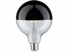 Paulmann LED zdroj G125 zrcadlový 6W 230V 520lm E27 2700K Černá Chrome stmívací