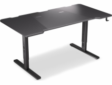 Endorfy herný stôl Atlas L / 150cm x 78cm / nosnosť 80 kg / priestor na kabeláž / čierny