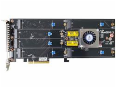 ARECA 6x M.2 NVMe/SATA RAID0/1/10/JBOD card , PCIe4.0 x8 Card, full profile