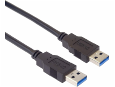 PremiumCord Kabel USB 3.0 Super-speed 5Gbps A-A, 9pin, 1m