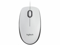 Logitech Corded Mouse M100 WHITE - EMEA