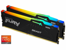 KINGSTON FURY Beast Black RGB EXPO 16GB DDR5 5200MHz CL36 / DIMM / Kit 2x 8GB