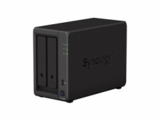 Synology DiskStation DS723+, 2-bay NAS, CPU DC AMD Ryzen R1600 64bit, RAM 2GB, 1x USB 3.2, 1x eSATA, 2x GLAN