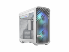 Fractal Design Compact RGB White TG Clear, Tower-Gehäuse