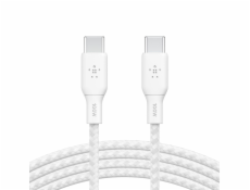 Belkin braided USB-C/USB-C Cable 100W 2m white CAB014bt2MWH