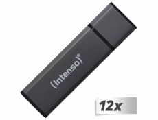 12x1 Intenso Alu Line        4GB USB stick 2.0 antracit