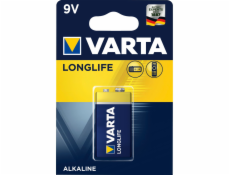 10x1 Varta Longlife Extra 9V Block 6 LR 61   baleni v kartonu