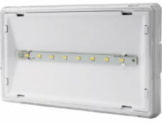 AWEX Núdzové svietidlo EXIT S IP65 ECO LED 3W 310lm 1h jednoúčelové biele ETS/3W/E/1/SE/PT/WH