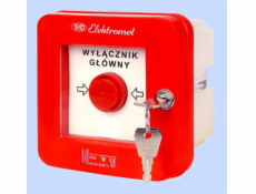 Elektromet Alarmový spínač so 4R zámkom /HLAVNÝ SPÍNAČ/ IP55 WGZ-6s (921495)