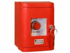 Spamel SP22 FIRE TLAČIDLO IP55 červené (SP22-WC-11/OBC)