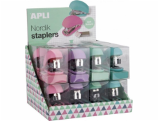 Applice Stapleler Nordik, Soft Touch, 30 kariet, Staples, krabica s príveskom, zmes farieb pastel