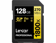 Karta Lexar Professional 1800x SDXC 128 GB Class 10 UHS-II/U3 V60 (LSD1800128G-BNNNG)