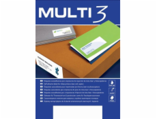 Multi 3 Universal Labels Multi 3, 99,1x139mm, zaoblené, biele