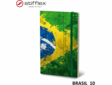 Stifflex Notatnik STIFFLEX, 13x21cm, 192 strony, Brasil 10