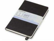 Moleskine Notes Art Watercolour MOLESKINE L (13x21cm), 72 strony, czarny