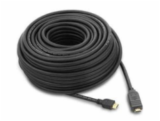 PremiumCord HDMI High Speed s Ether.,se zesilovačem,25m,AWG26, 3xstínění, M/M, zlacené konektory