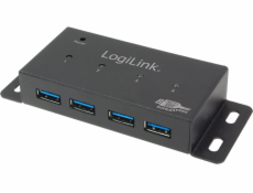 LogiLink HUB 4xUSB3.0 Aktywny Metalowa obudowa UA0149