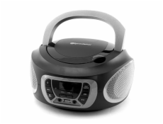 Přehrávač Roadstar, CDR-365U/SL, přenosný, CD/MP3, rádio PLL, USB, AUX IN, CD, displej, výstup na sluchátka, 2x2 W