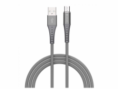 Devia Braid Series Cable (2.1A Android) 1M silvery