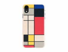 MAN&WOOD SmartPhone case iPhone XR mondrian wood white