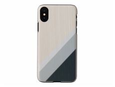 MAN&WOOD SmartPhone case iPhone X/XS šedá čierna čierna