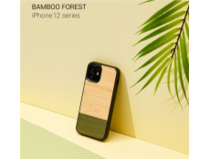 MAN&WOOD case for iPhone 12 mini bambus forest black