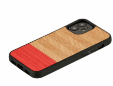 MAN&WOOD case for iPhone 12 mini herringbone azalea black