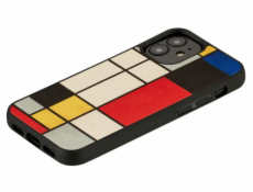 MAN&WOOD case for iPhone 12 mini mondrian wood black