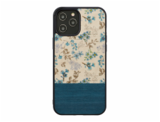 MAN&WOOD case for iPhone 12/12 Pre blue flower black