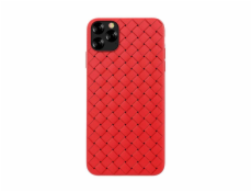 Devia Woven Pattern Design Soft Case iPhone 11 Pre red