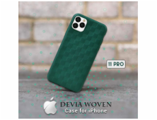 Devia Woven2 Pattern Design Soft Case iPhone 11 Pro Max green